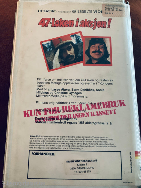 47-løken i aksjon!. 1978. VHS Big Box.