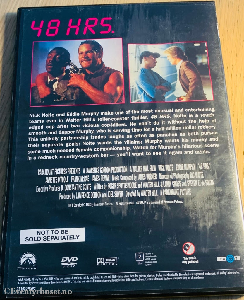 48 Hrs. Dvd. Dvd