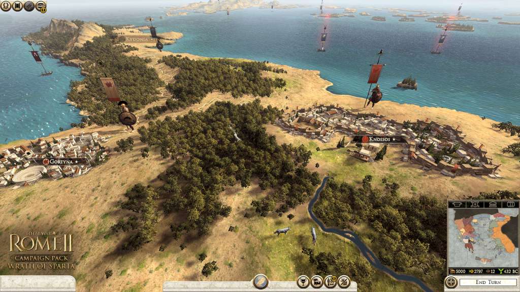 Total War: ROME II - Wrath of Sparta DLC PC Steam CD Key