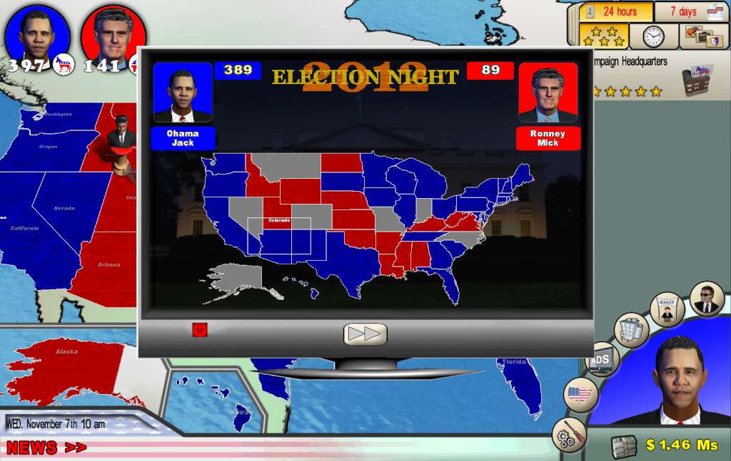 The Race for the White House Steam CD Key