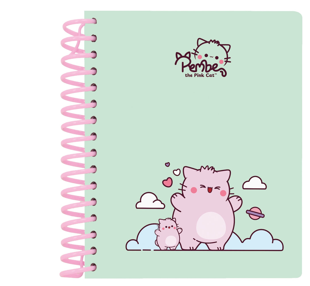 THE PINK CAT - A6 Notebook