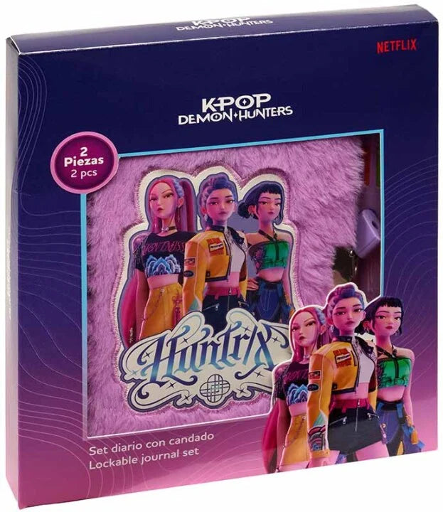 K-POP DEMON HUNTERS - Gift Box - Fur Diary + Pen