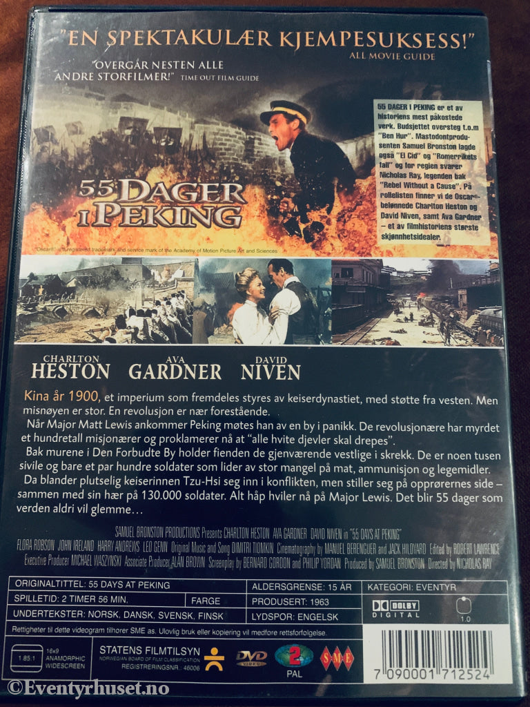 55 Dager i Peking. DVD.