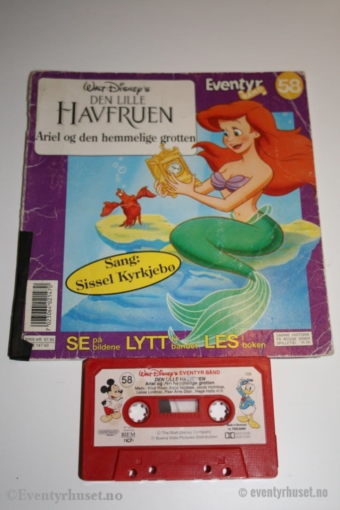 58 Disney Eventyrbånd - Den Lille Havfruen Ariel Og Den Hemmelige Grotten