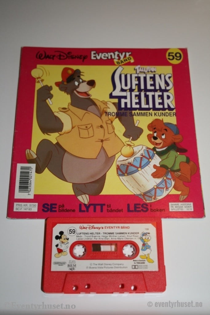 59 Disney Eventyrbånd - Talespin Luftens Helter Tromme Sammen Kunder