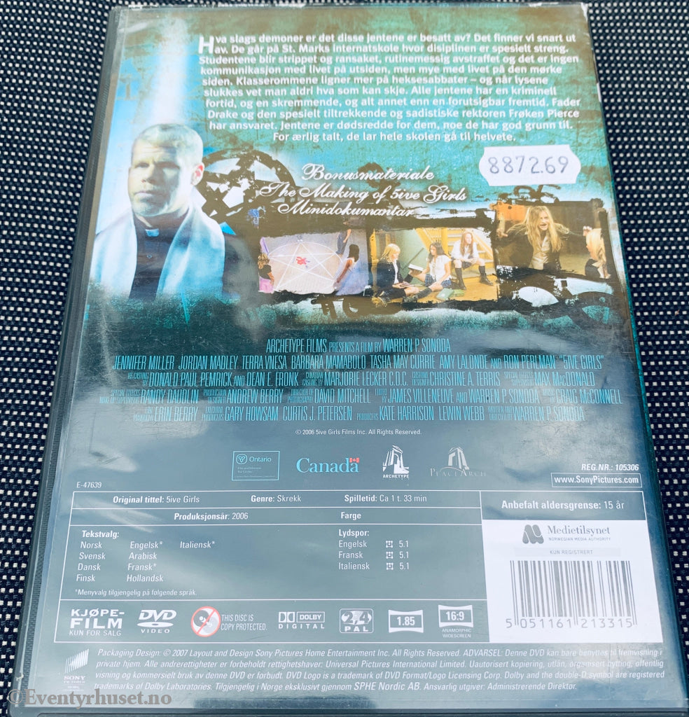 5ive Girls (2006). DVD.