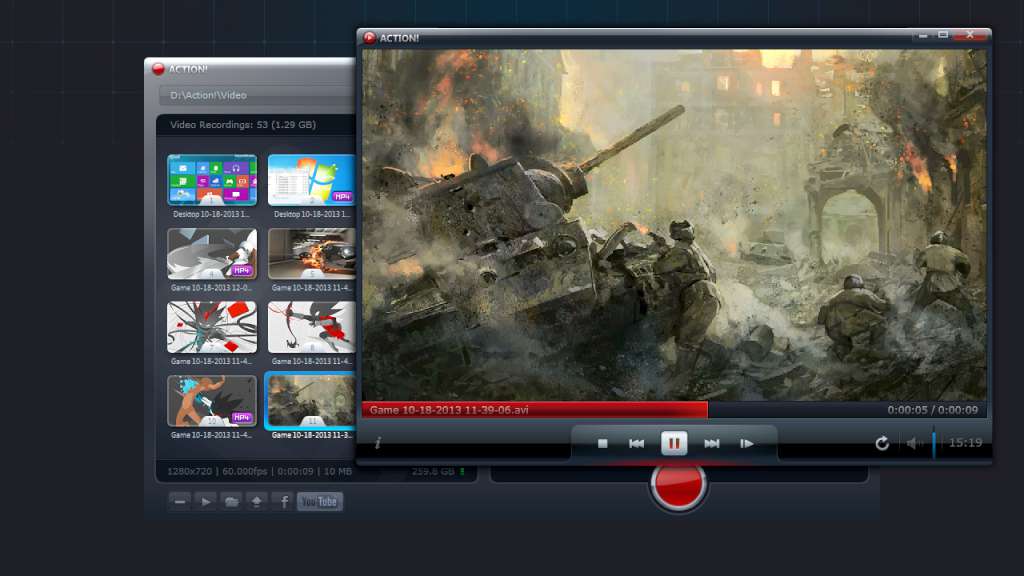 Action! - Gameplay Recording and Streaming Steam CD Key