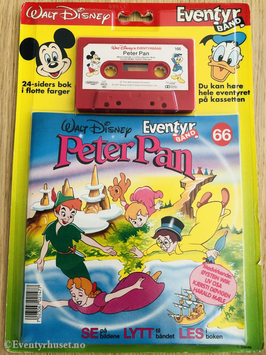 66 Disney Eventyrbånd - Peter Pan. Komplett I Eske.