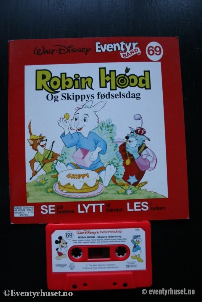 69 Disney Eventyrbånd - Robin Hood Og Skippys Fødselsdag