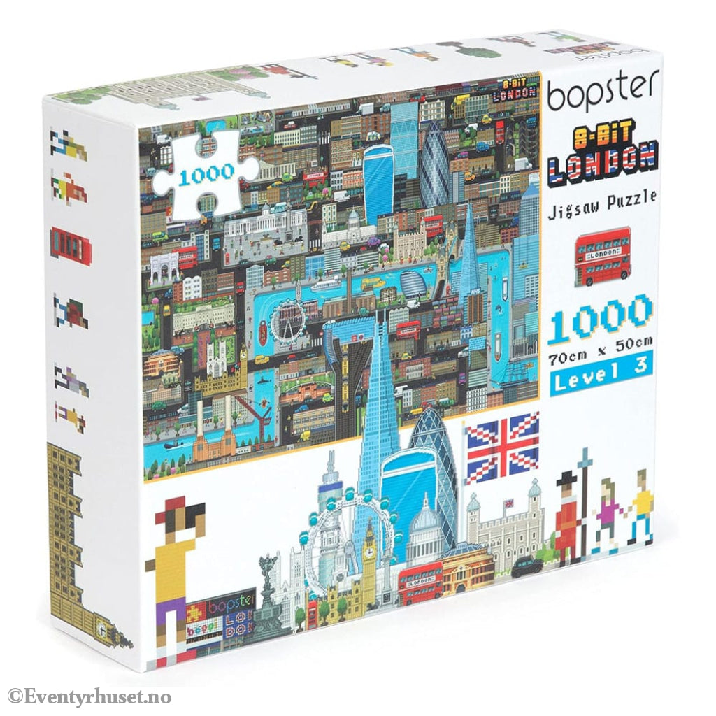 8-Bit Pixel Puzzle London Level 3 1000 Pieces Home & Gifts