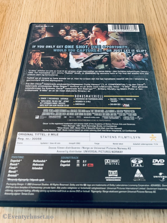 8 Mile. Dvd. Dvd