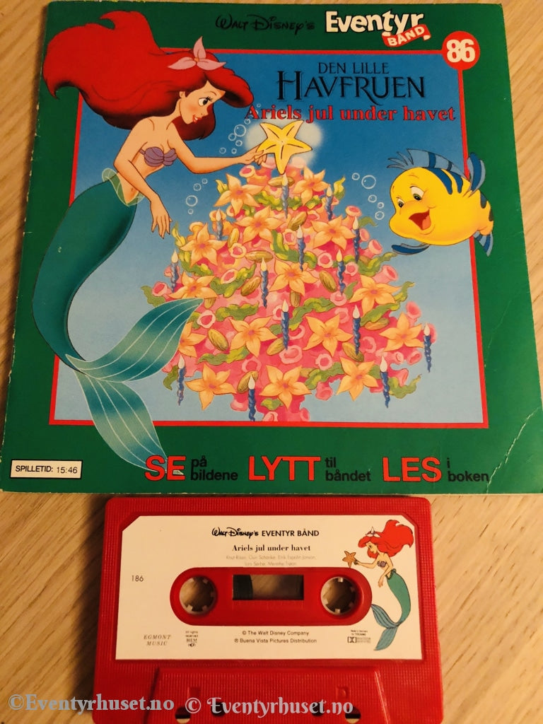 86 Disney Eventyrbånd - Den Lille Havfruen Ariels Jul Under Vannet