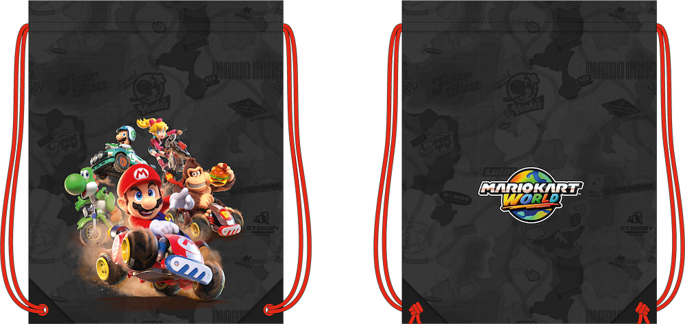 MARIO KART WORLD - Gym Bag "46x35cm"