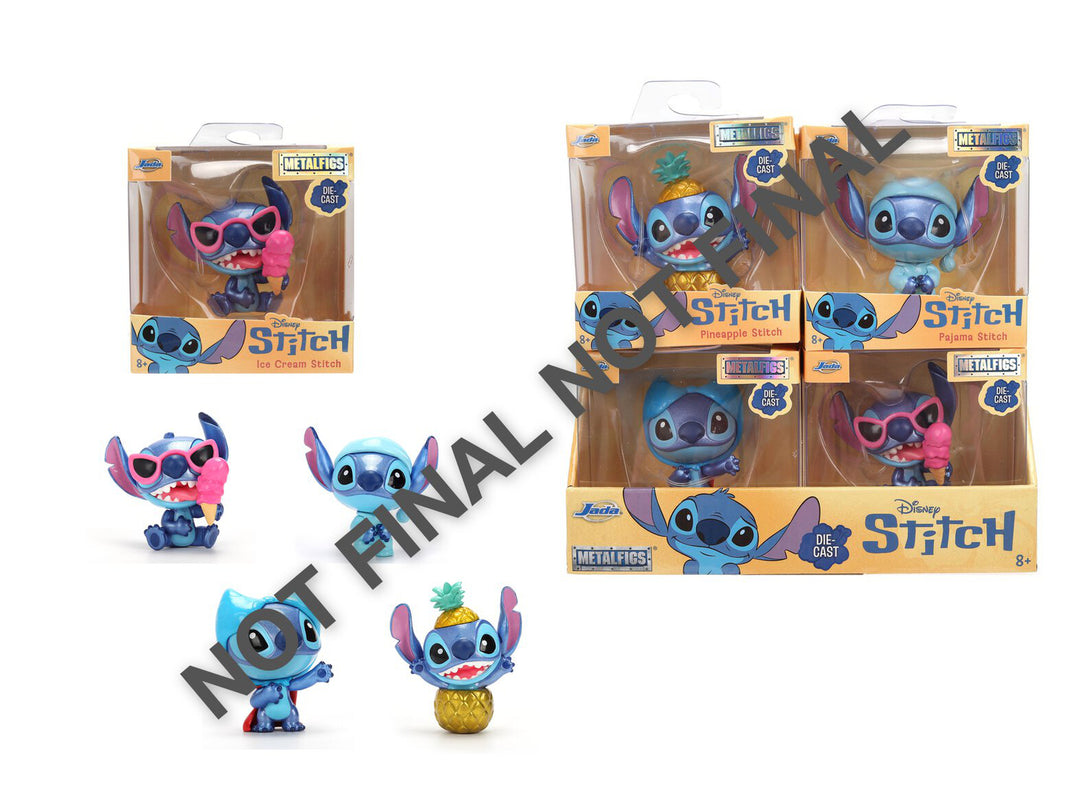 STITCH - Display of 2,5" Figures - 4 Modèles - 12pc - Wave 4