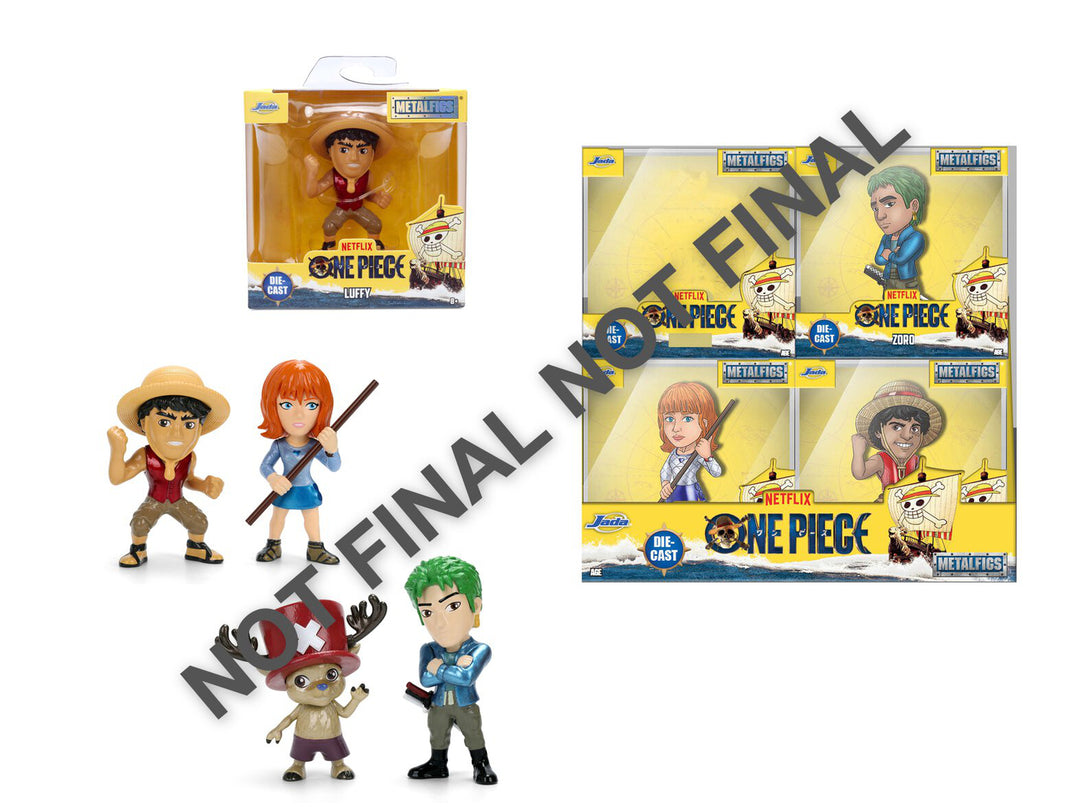 ONE PIECE - Display of 2,5" Figures - 4 Modèles - 12pc - Wave 1