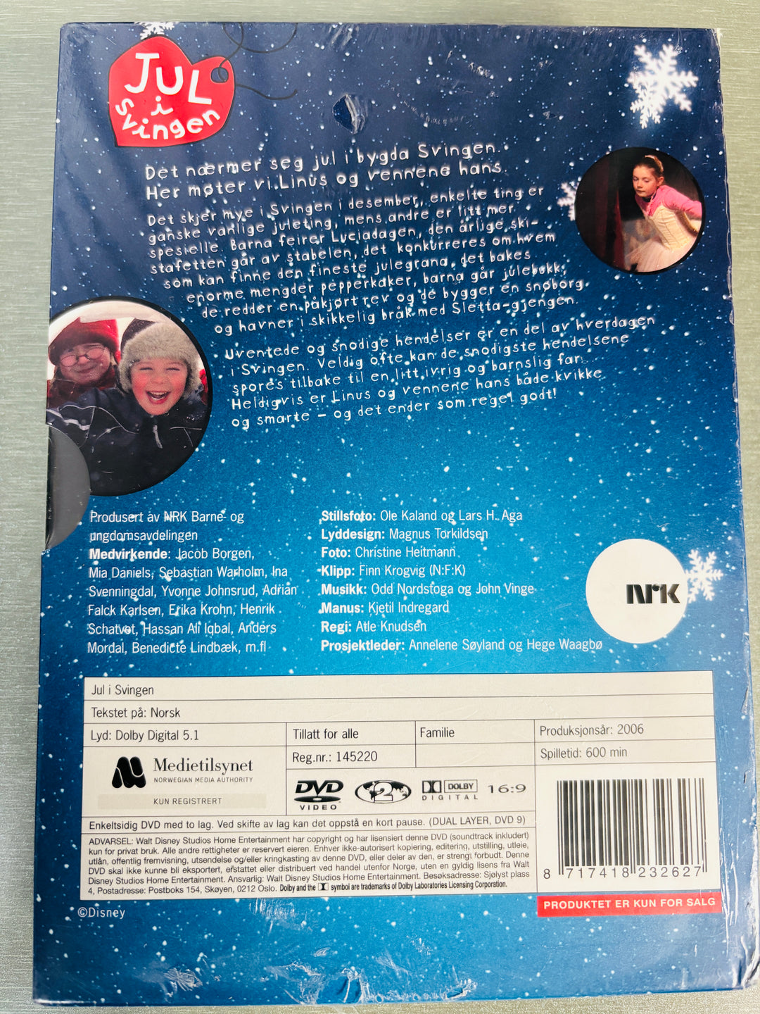Jul i Svingen. Alle episodene 1-24 (NRK). 2006. DVD samleboks. Ny i plast!