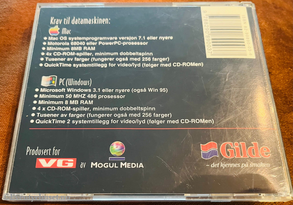 999 Oppskrifter Og Tips Fra Hele Verden (Vg). Pc Cd-Rom. Spill