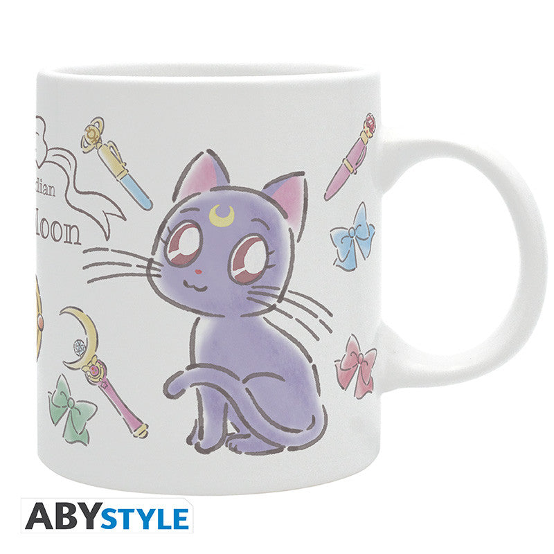 SAILOR MOON - Mug 320ml - Luna & Artemis Chibi