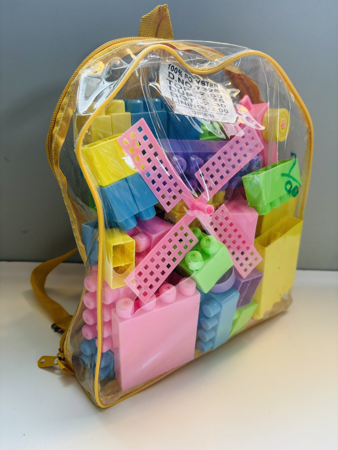 Mega Bloks Pastel Building Set Backpack