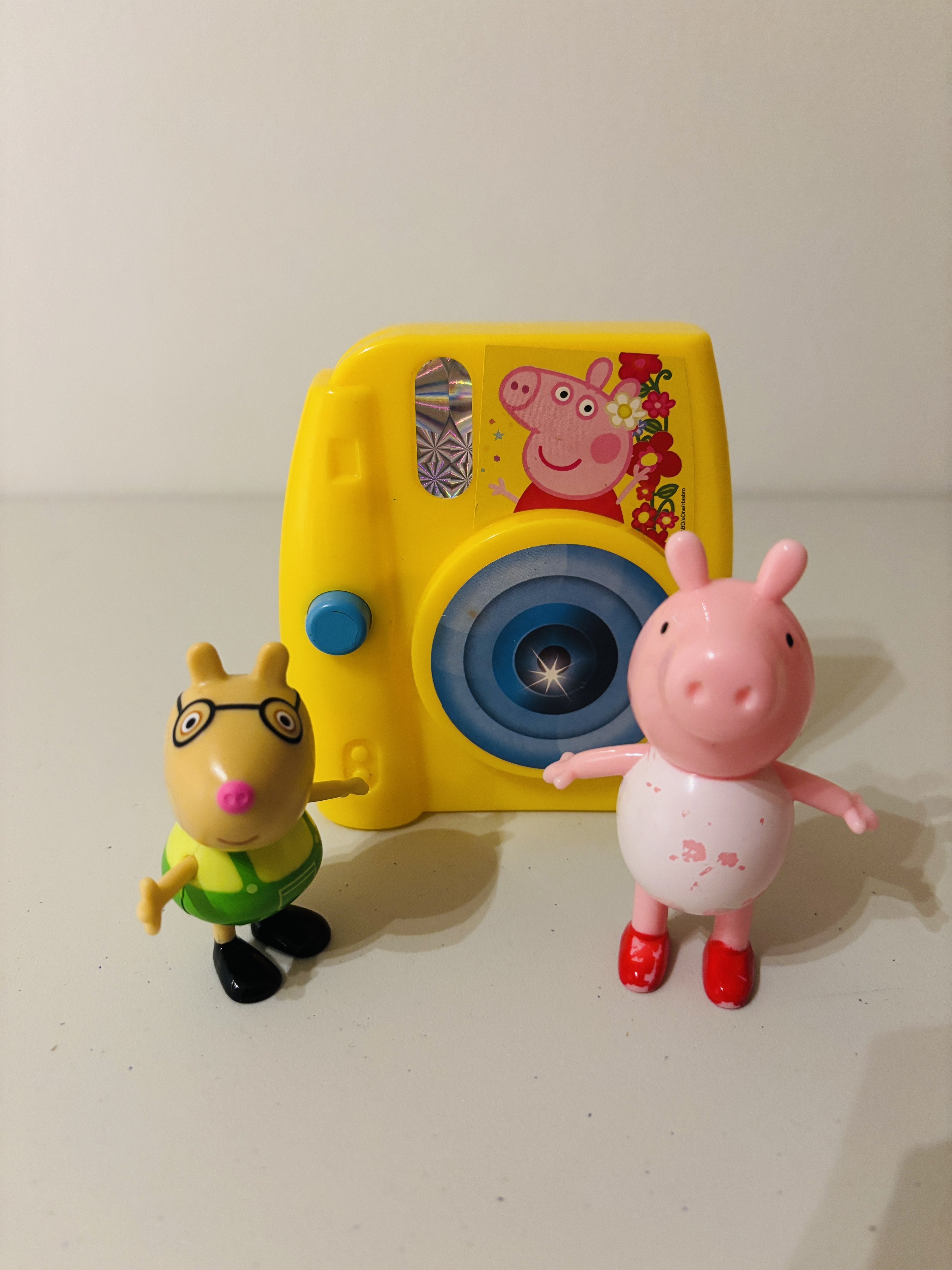 Peppa Gris kamera med figurer