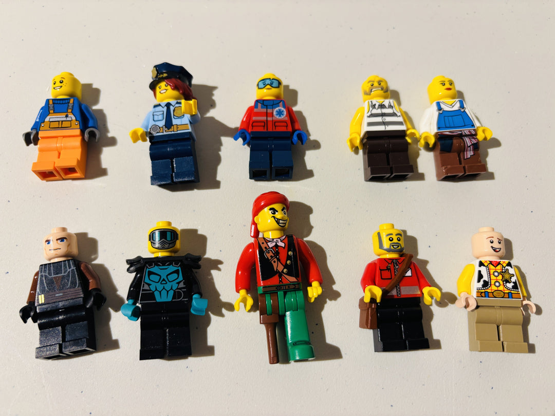 LEGO minifigurer – 10 stk (City m.m.)
