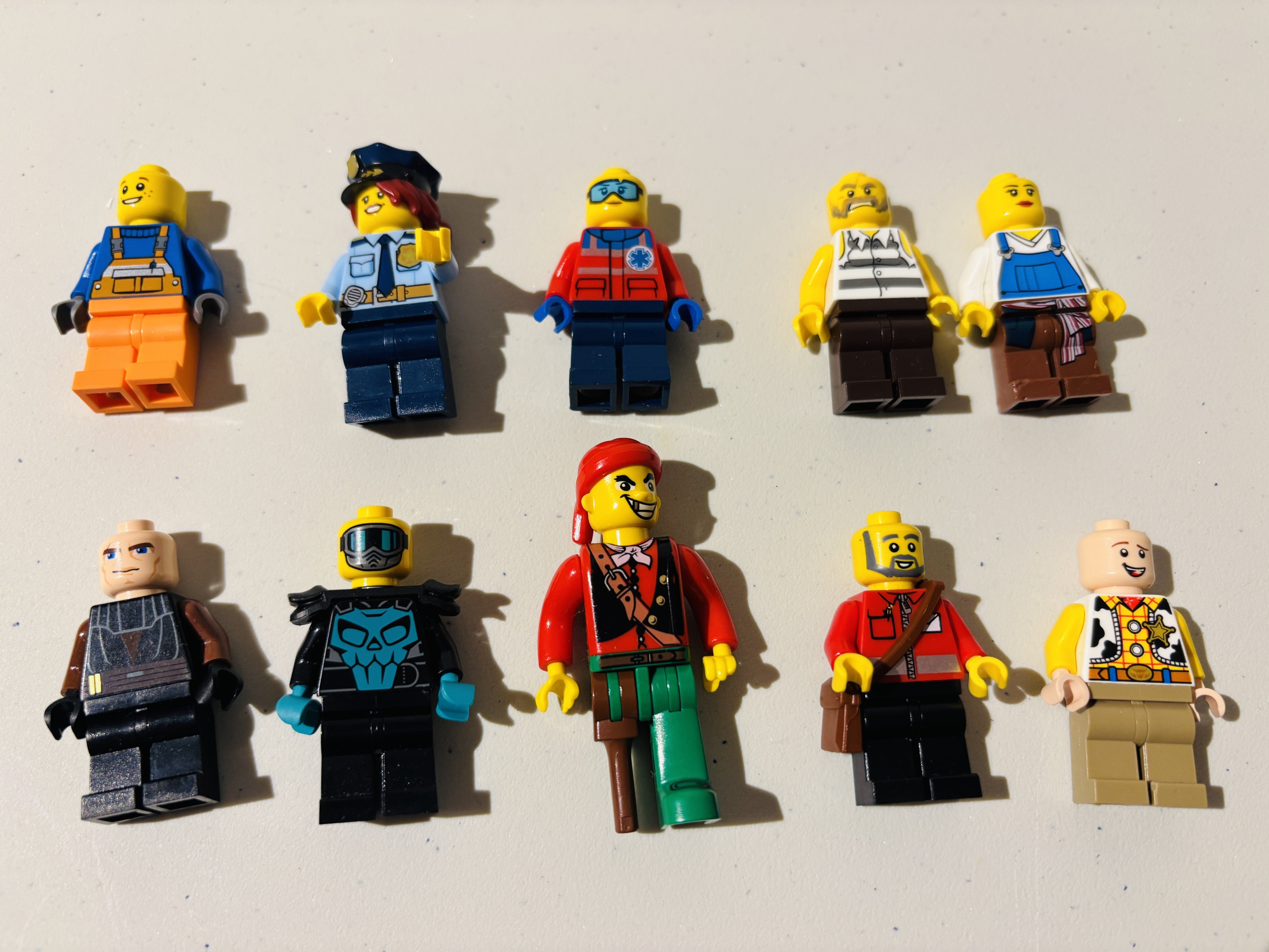 LEGO minifigurer – 10 stk (City m.m.)