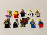 LEGO minifigurer – 10 stk (City/Space m.m.)