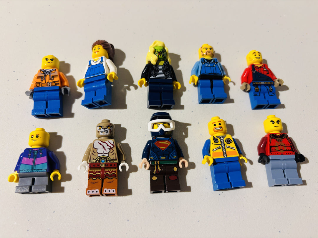 LEGO minifigurer – 10 stk (Superhelter m.m.)