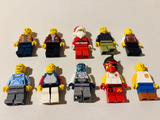 LEGO minifigurer – 10 stk (City/Adventure m.m.)