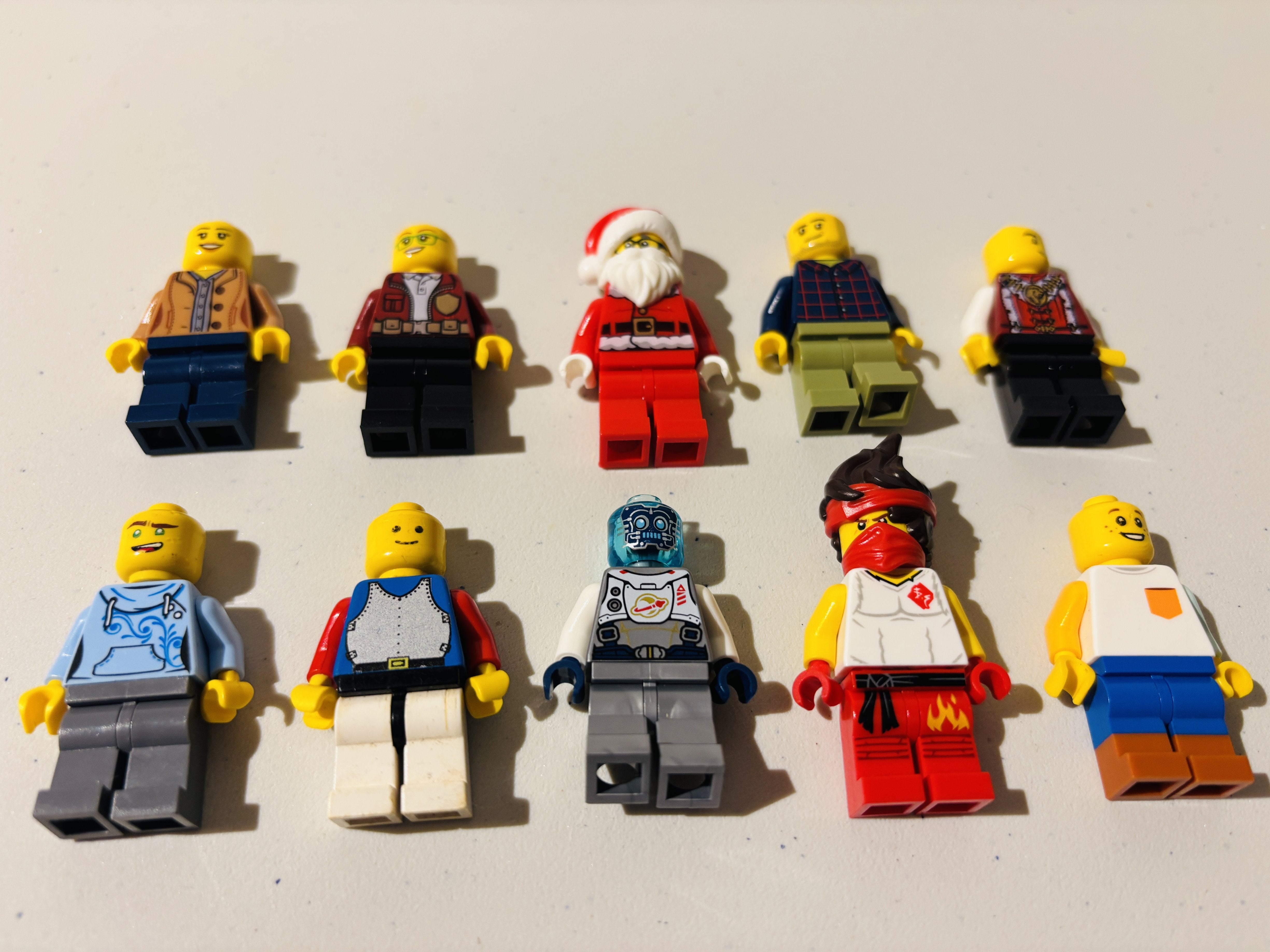 LEGO minifigurer – 10 stk (City/Adventure m.m.)