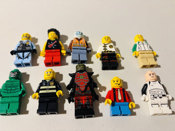 LEGO minifigurer – 10 stk (City/Action m.m.)