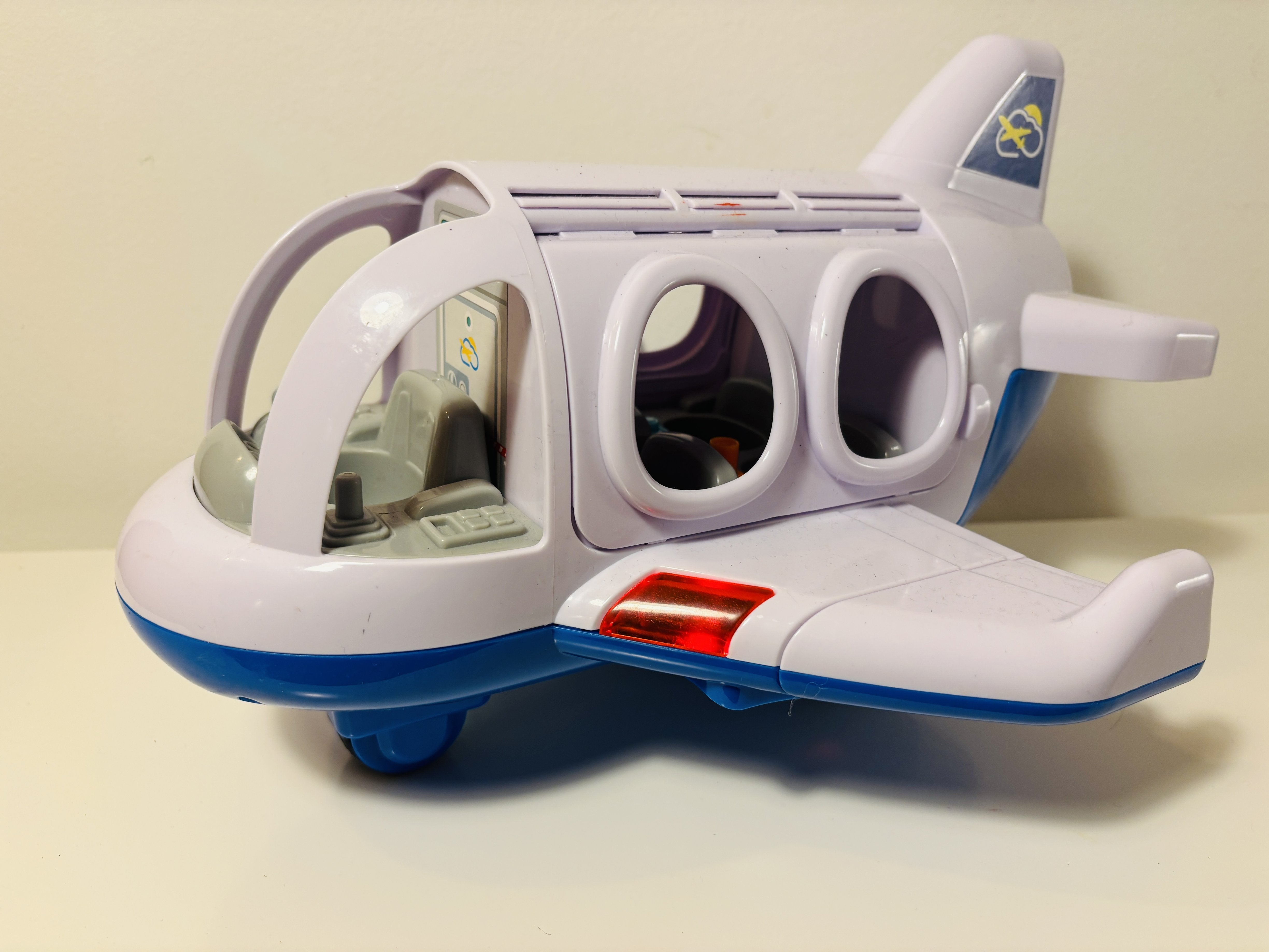 Lekefly passasjerfly – plast leketøy