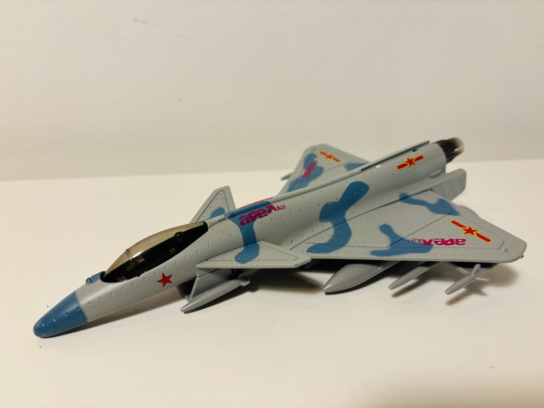 Lekefly jagerfly – camouflage design