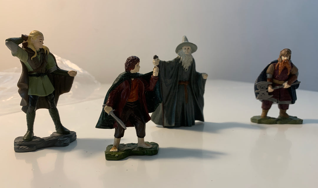 Ringenes Herre figurer (LOTR, 4 stk)