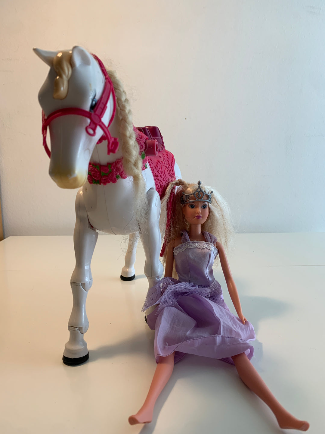 Barbie Hest med Dukke (Prinsesse-tema)