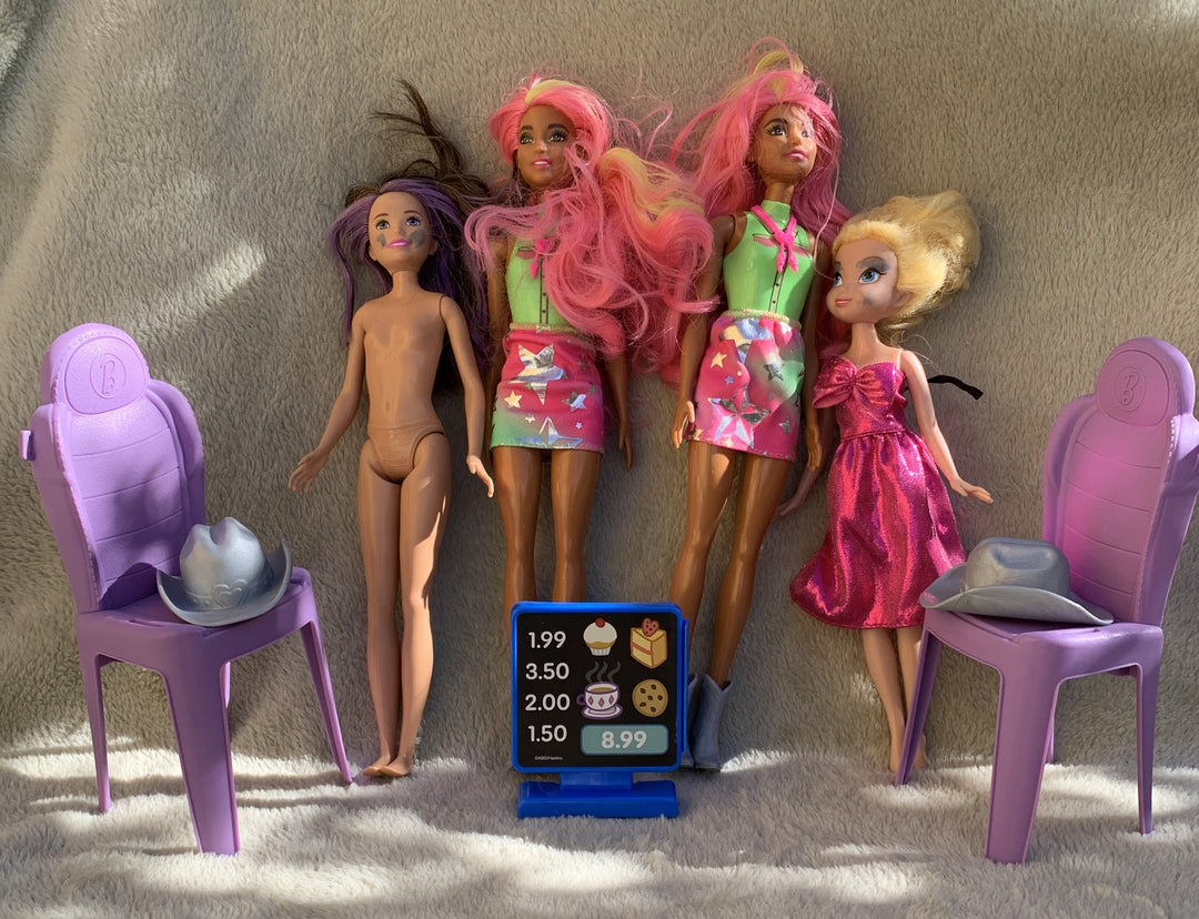 Barbie og Chelsea kaffesett