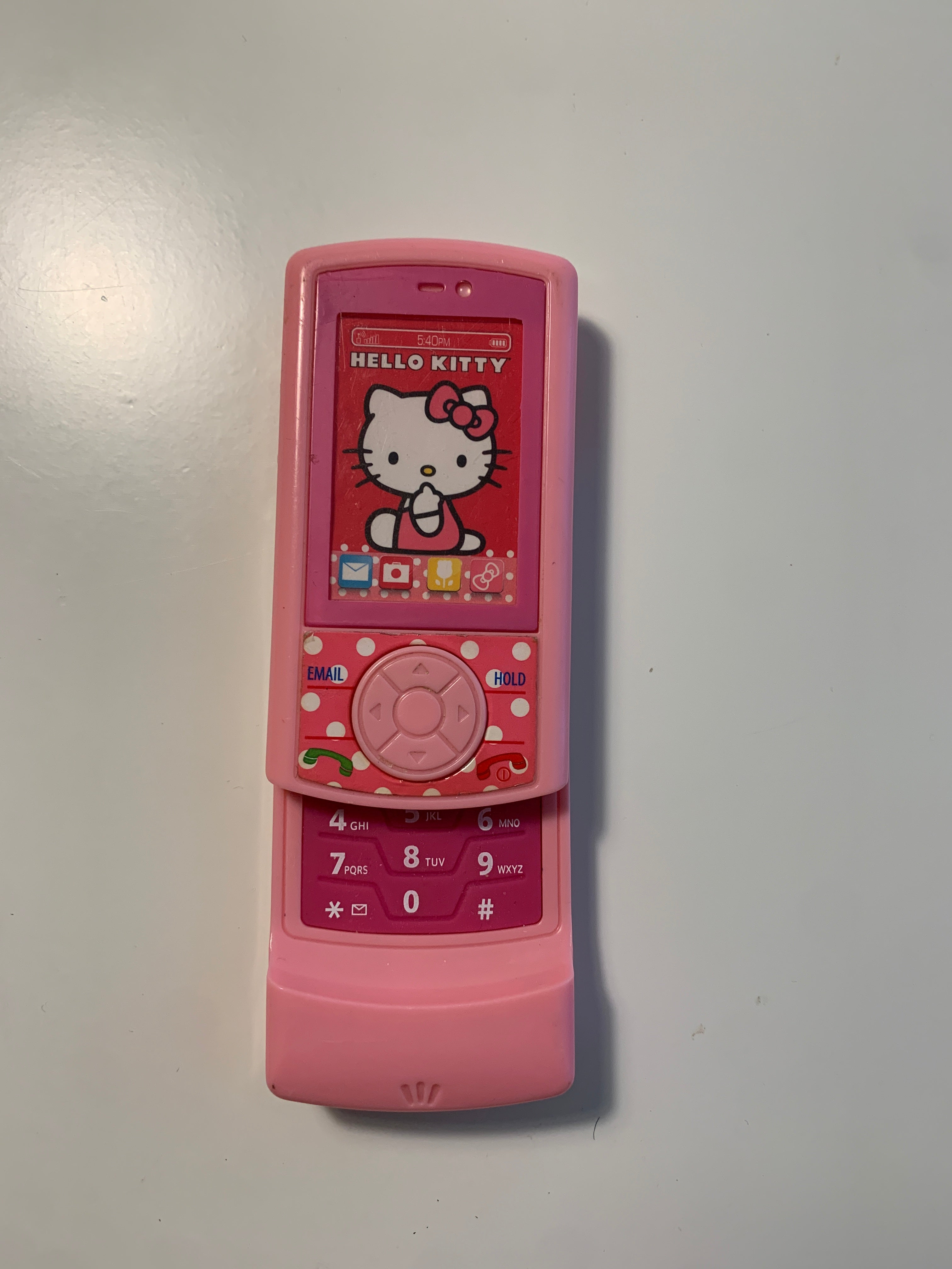 Hello Kitty lekemobil (slide-telefon)