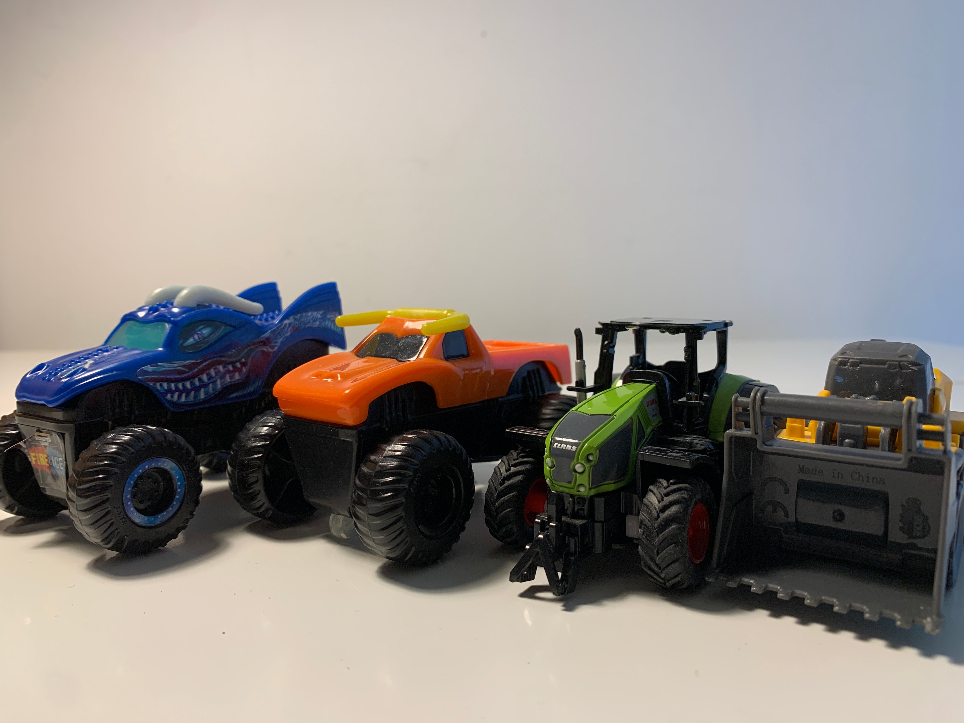 Monster Truck og anleggsmaskiner lekesett