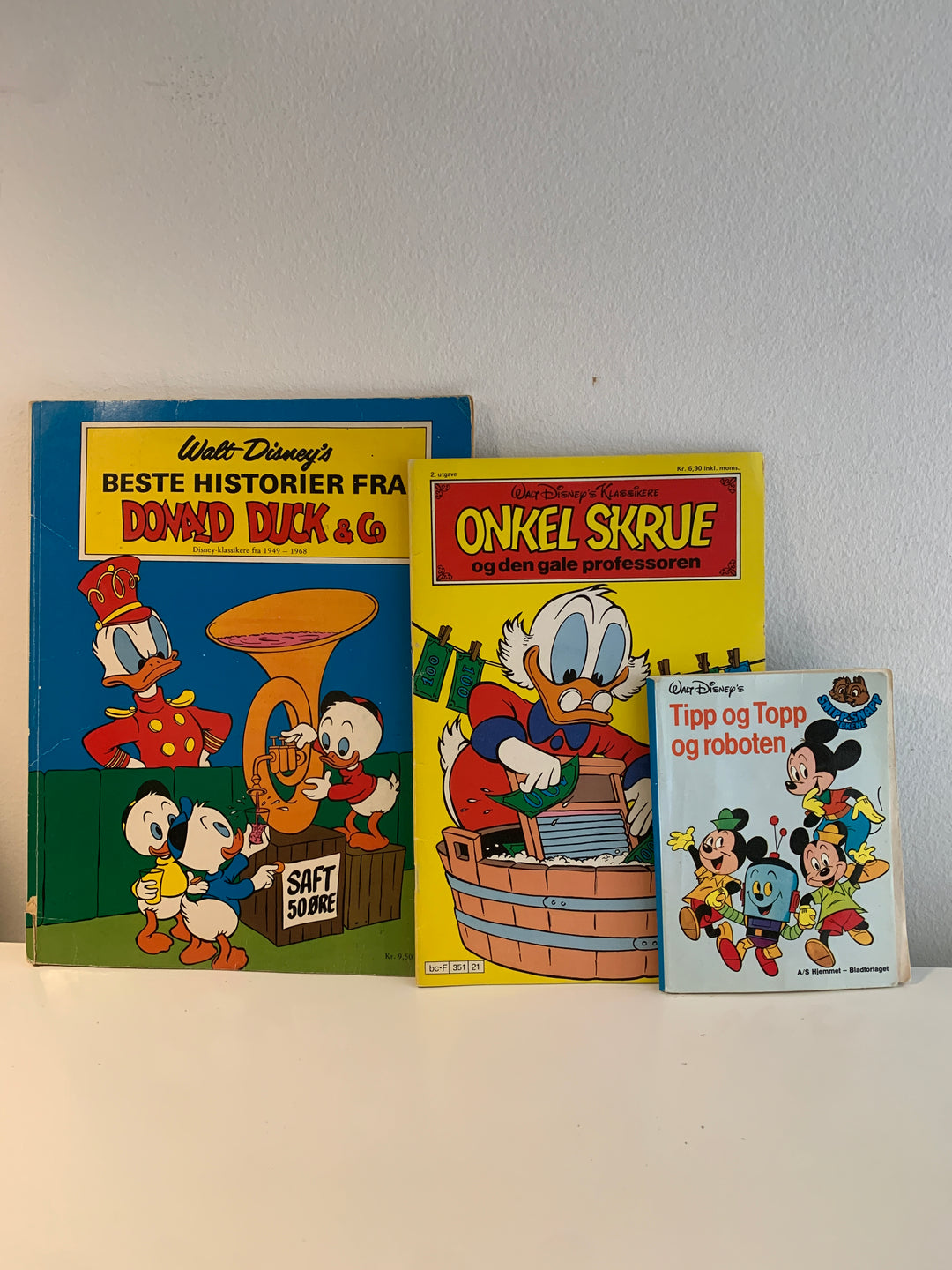 Donald Duck & Co / Onkel Skrue / Tipp og Topp – Disney tegneserie- og bokpakke