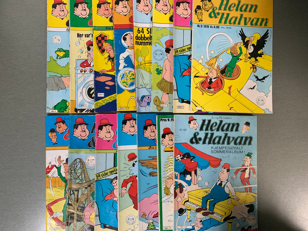 Helan & Halvan tegneseriehefter – samling