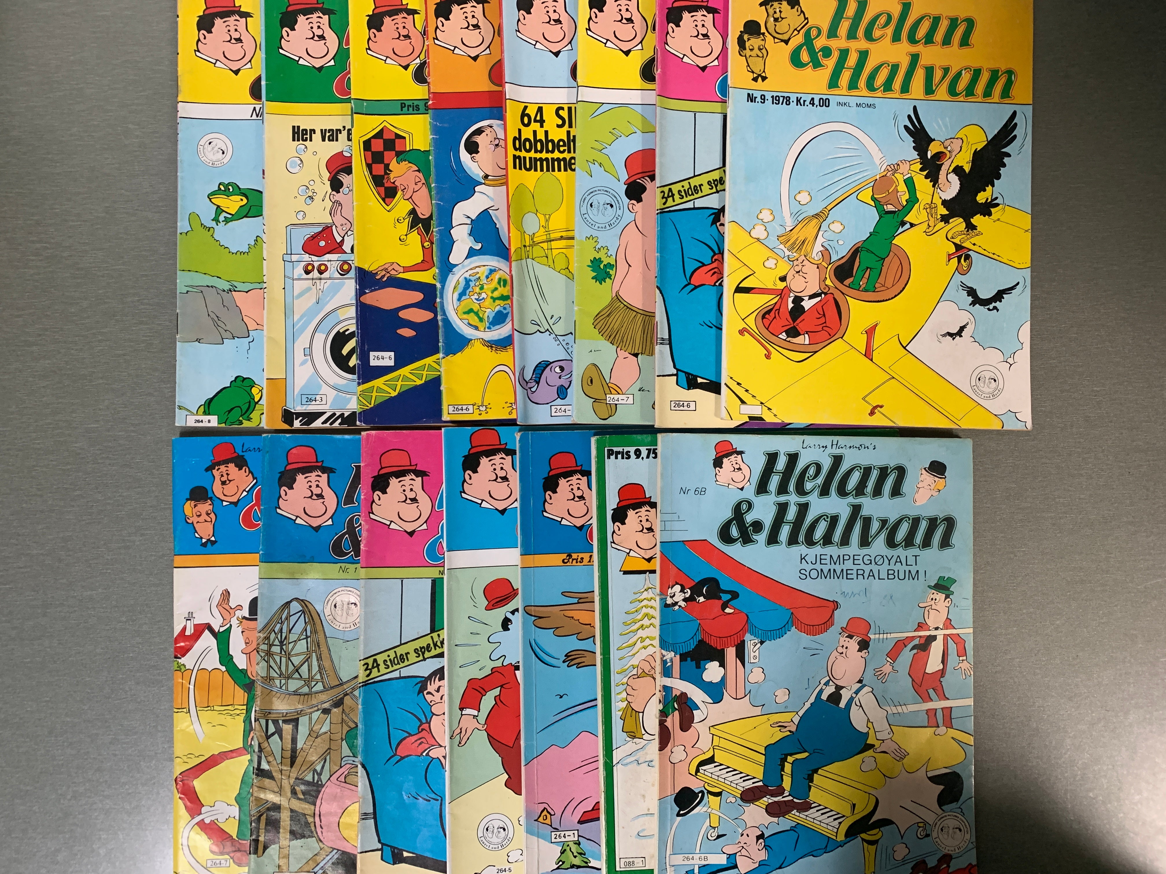 Helan & Halvan tegneseriehefter – samling