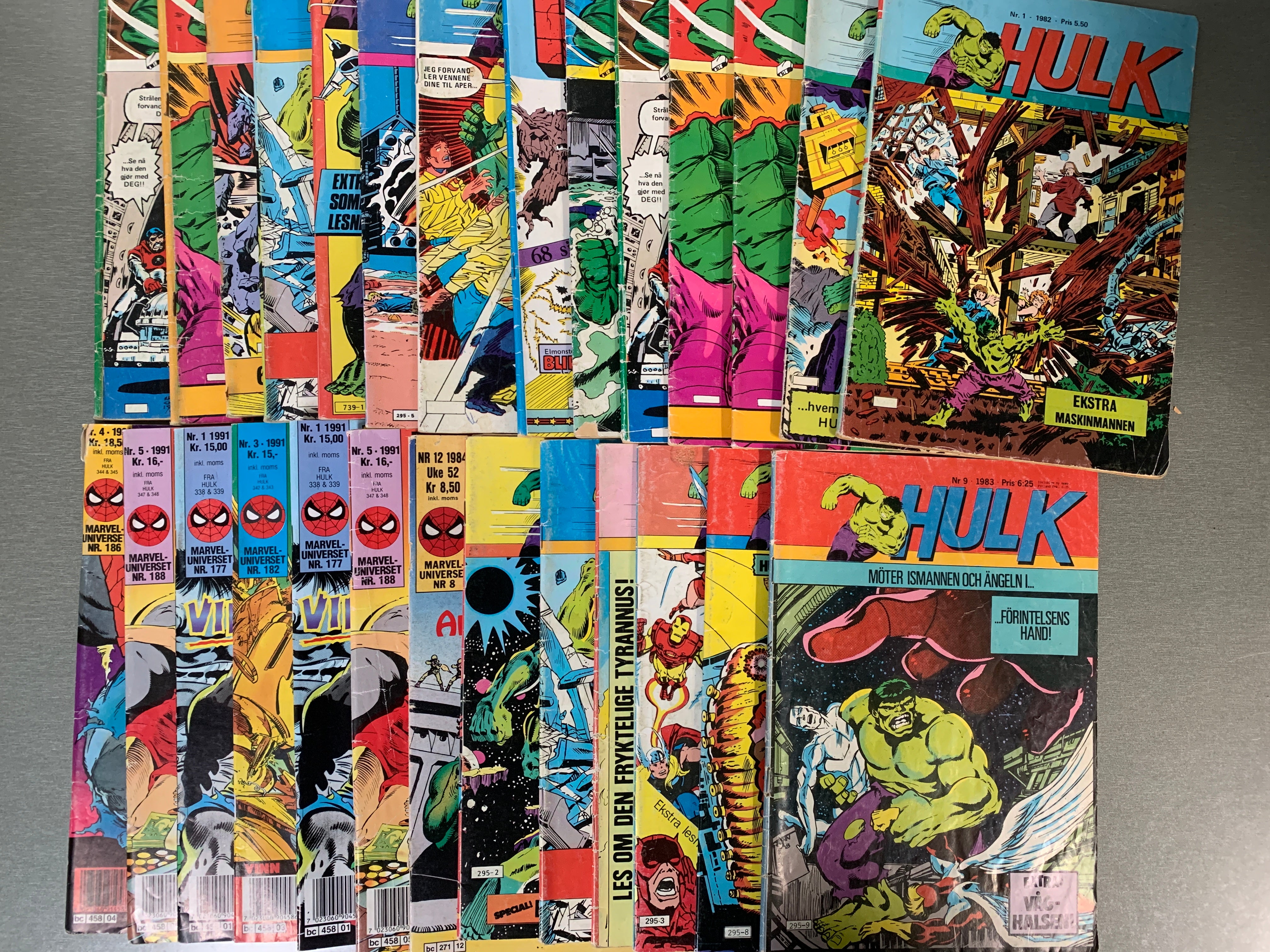 Hulk tegneseriehefter – stor samling