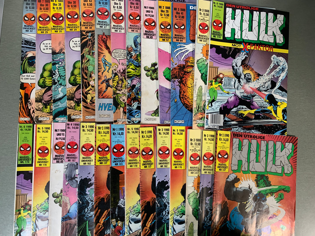 Hulk tegneseriehefter – samling