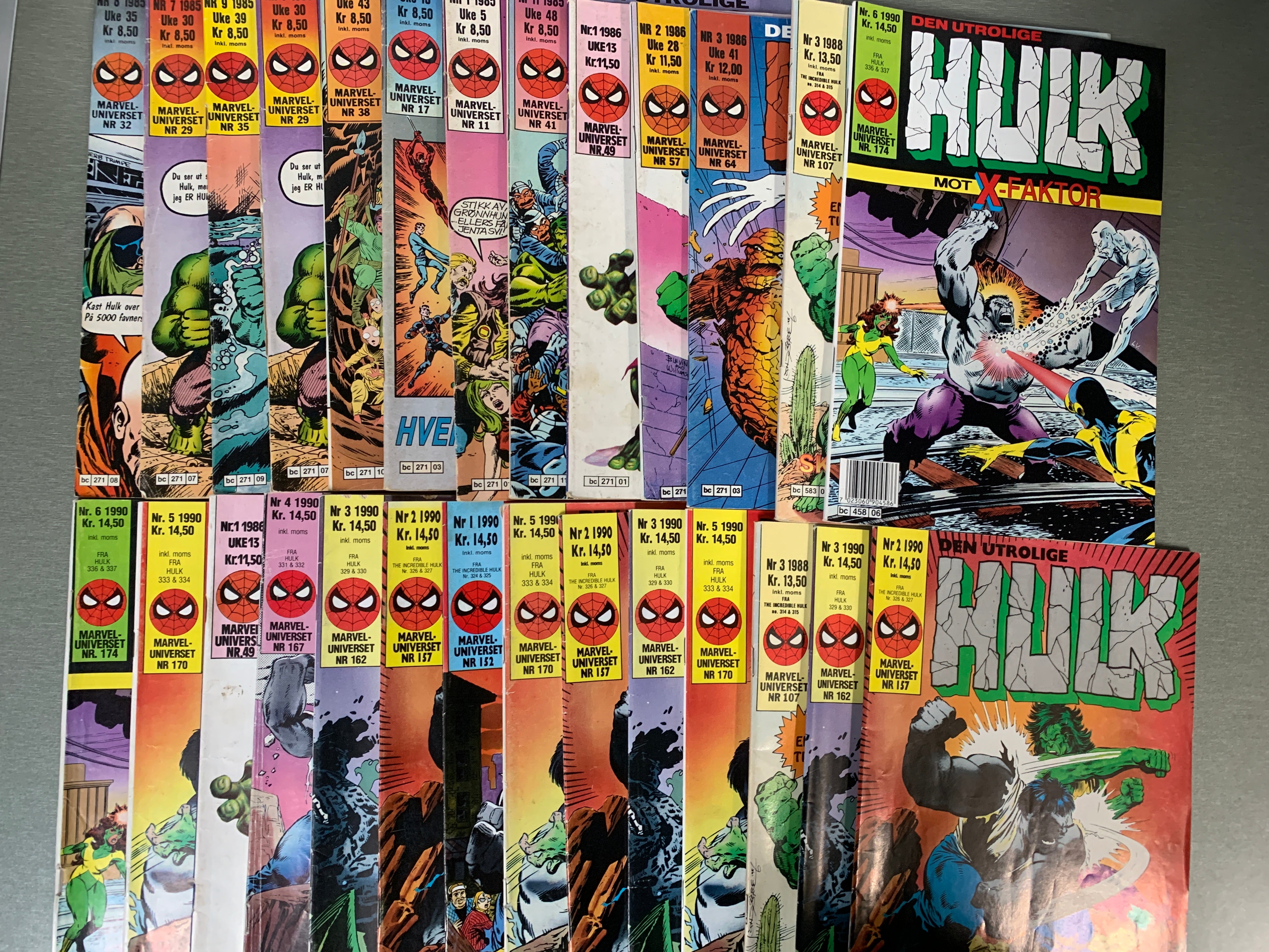 Hulk tegneseriehefter – samling