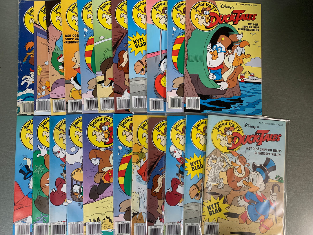 DuckTales tegneseriehefter – stor samling