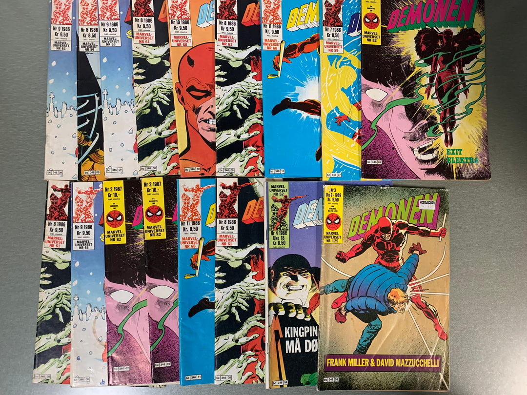 Demonen (Daredevil) tegneseriehefter – samling