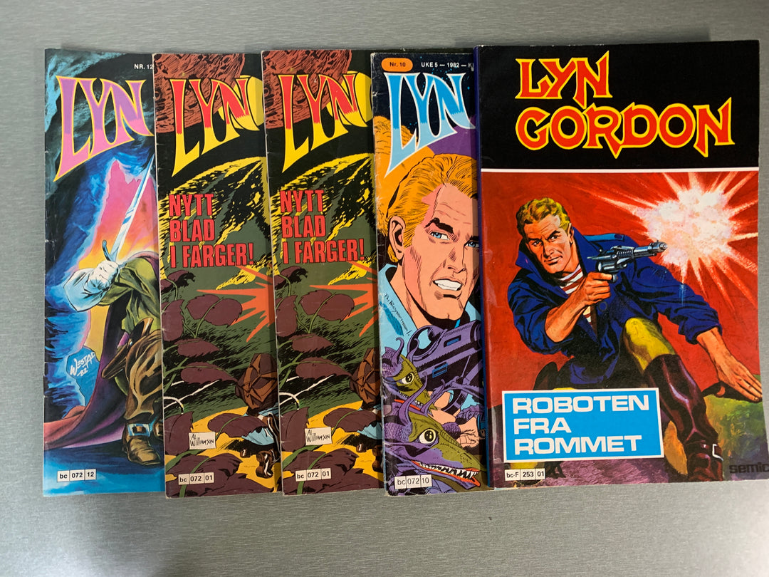 Lyn Gordon tegneseriehefter og album