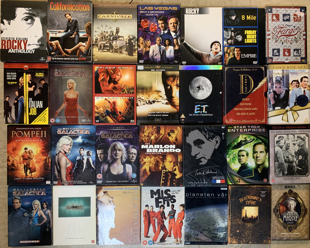 Samling DVD samlebokser nr. 1