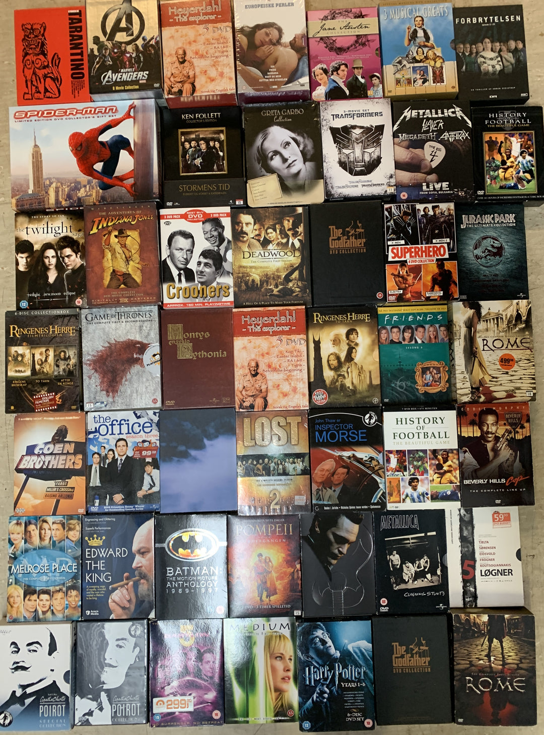 Samling DVD samlebokser nr. 5