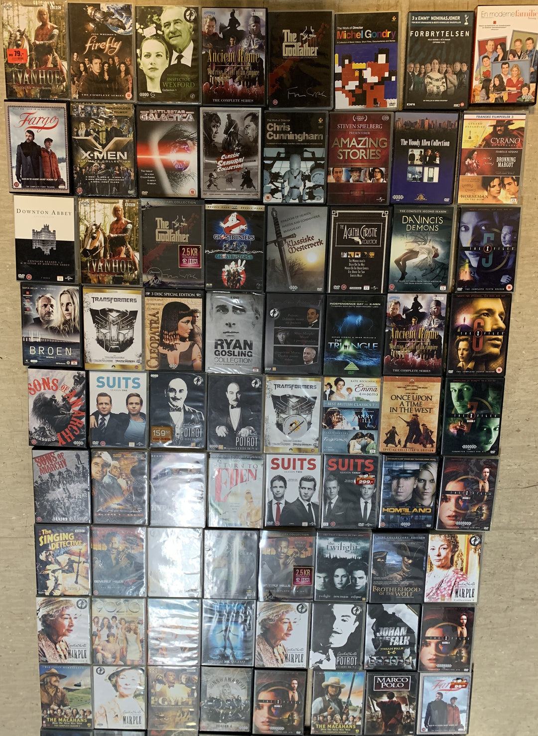 Samling DVD samlebokser nr. 6
